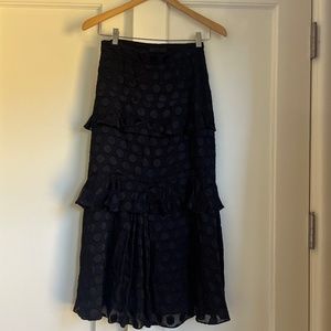 Bias cut Cushnie & Ochs Black Skirt 2
